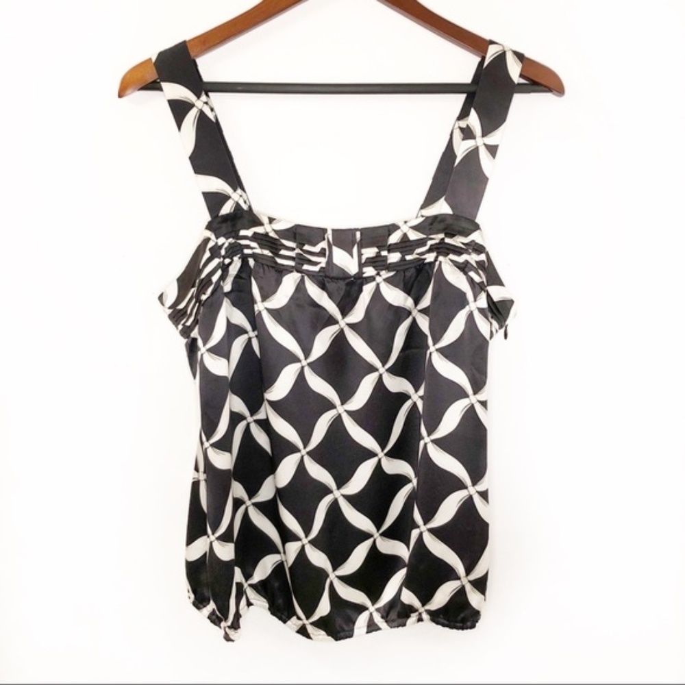 White House Black Market 100% Silk Top M